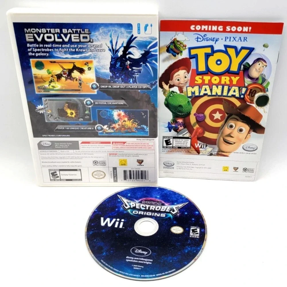 Spectrobes: Origins (Nintendo Wii, 2009) CIB COMPLETE IN BOX